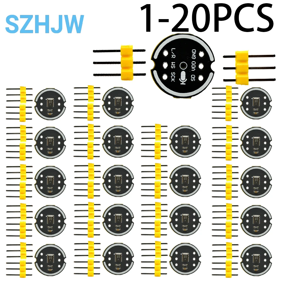 1-20 piezas MH-ET LIVE INMP441 I2S módulo de micrófono Digital omnidireccional MEMS micrófono de bajo ruido de alta precisión para Arduino