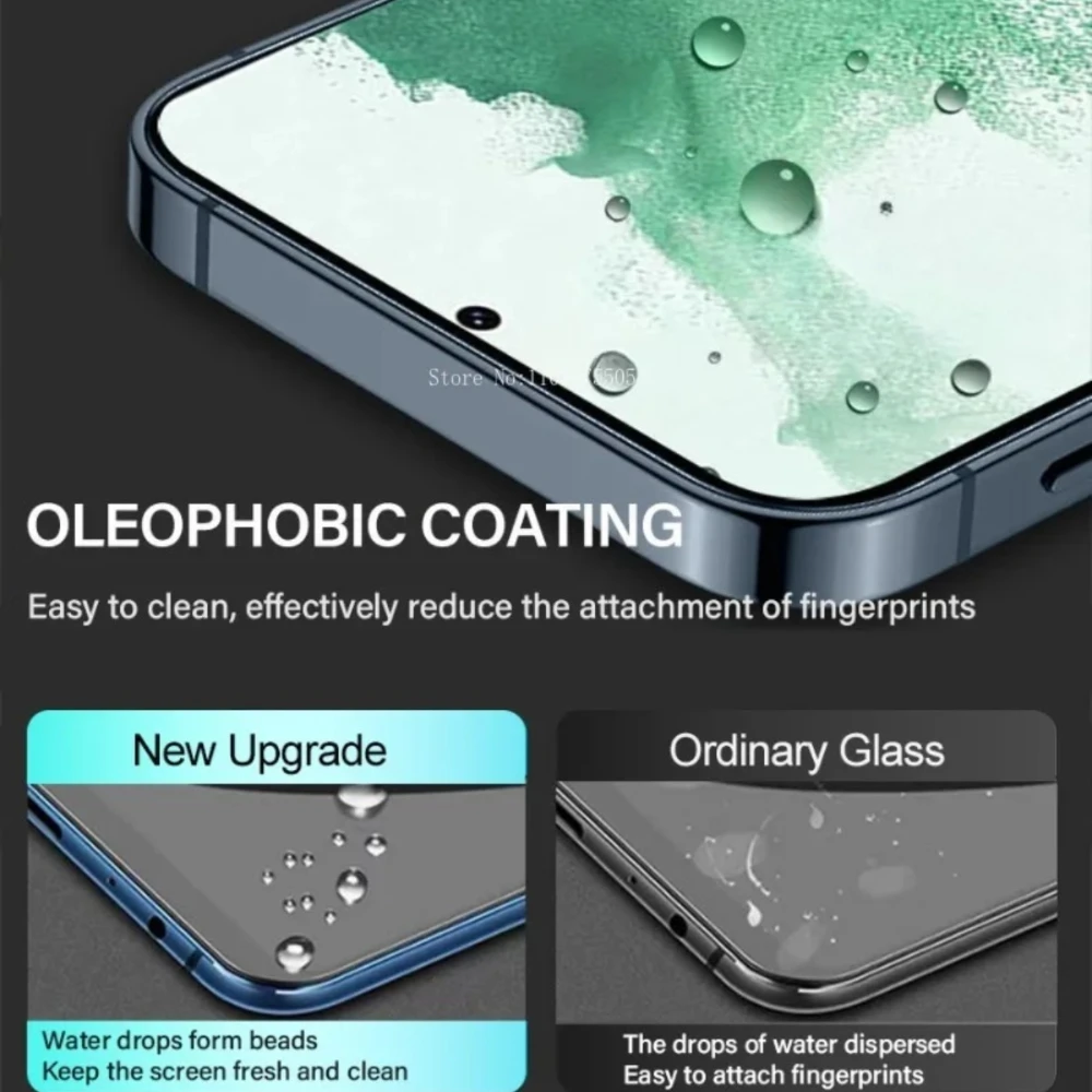 Protector de pantalla de vidrio templado para Samsung Galaxy, desbloqueo de huella dactilar, S21, S22, S23 Plus, S24 Ultra, S20 FE, 2 unidades - imagen 5