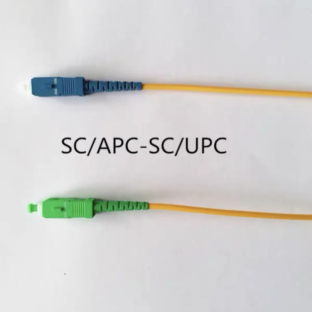 Cable de conexión óptico monomodo SC/APC-SC 1m 5m 10m 50m 100m simplex SM 30m 20m puente de fibra SCAPC G652D envío gratis ELINK - imagen 2