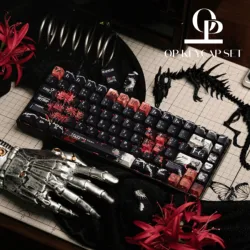 Teclas PBT Personalizadas Kaneki Ken para Teclado Mecánico