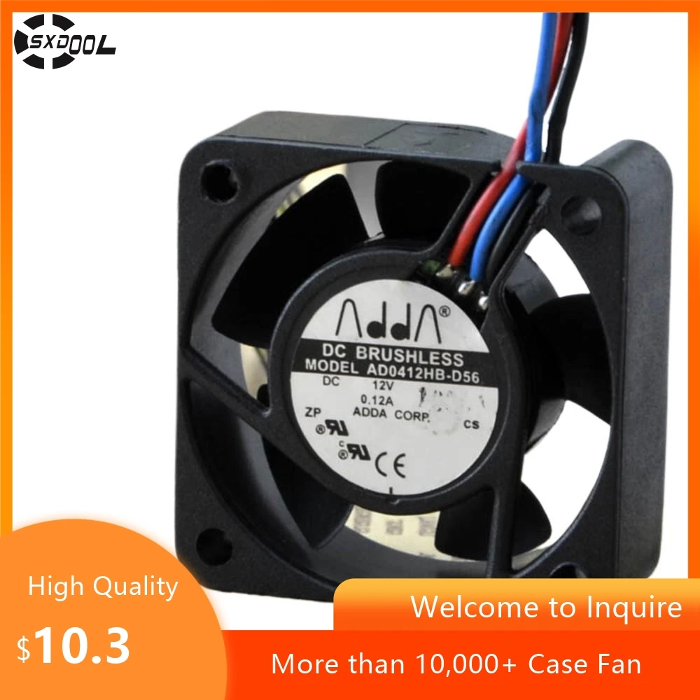 Ventilador de 40 mm ADDA4cm1U Ventilador con interruptor de servidor 4020 12 V 0.12 A AD0412HB-C56 - imagen 2