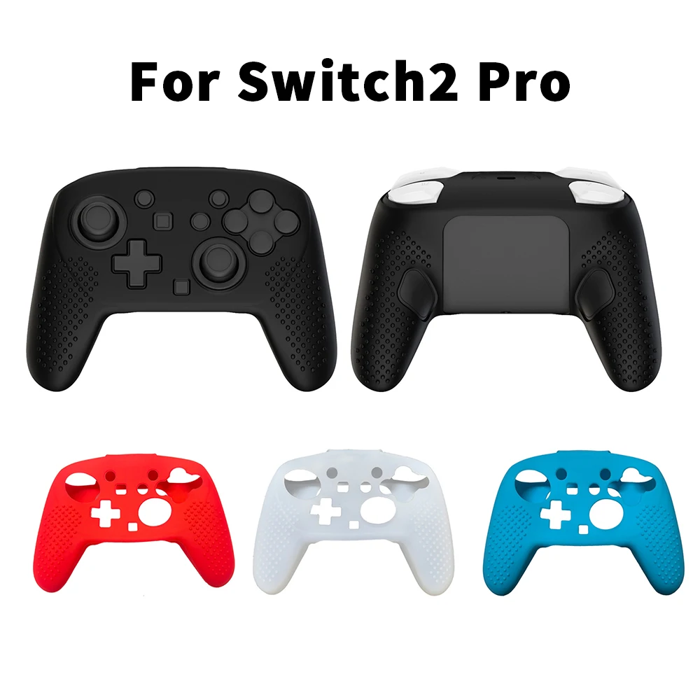 Adecuado para la cubierta protectora del mango Switch2 Pro con sensación antideslizante elevada