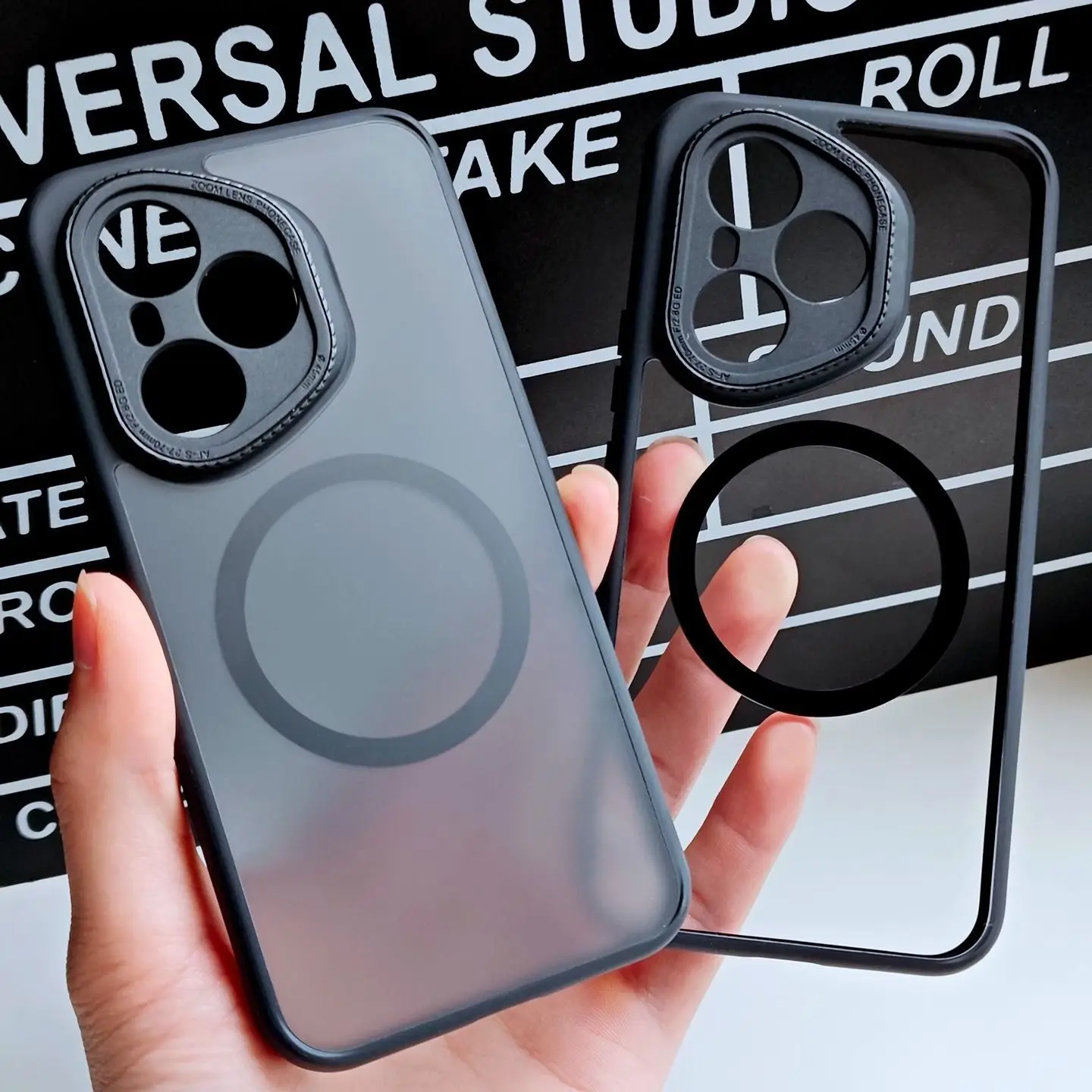 Funda Magsafe para Honor 400 Pro 400, Funda transparente mate de lujo con imán incorporado para Honor 400 Pro, Funda de carga inalámbrica a prueba de golpes - imagen 3