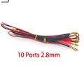 1pcs 10 ports 2.8mm