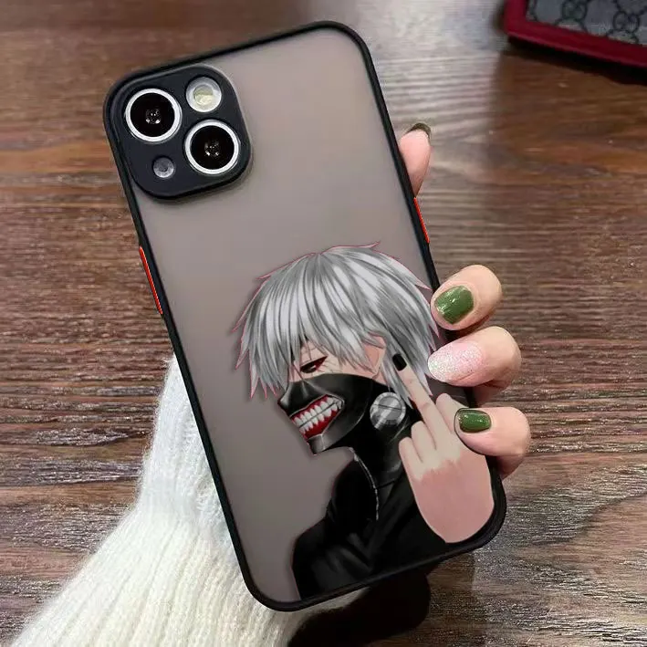 Funda de teléfono mate Tokyo Ghoul Kaneki Ken para Samsung A14 A15 A16 A17 A22 A23 A25 A32 A42 A50 A51 A52 A53 A55 A56 A54 A72 A73 - imagen 4