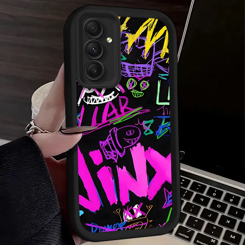 Funda Arcanes Graffiti J-Jinxs para Samsung Galaxy A35 A55 A15 A25 A16 A06 A05 A05S A24 A13 A23 A12 A22 A32 A52 A71 A51 4G - imagen 5
