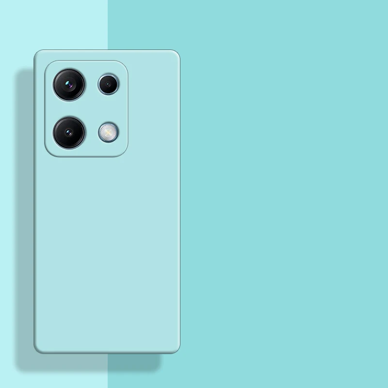 Para Redmi Note 14s 4G funda para Redmi Note 14s funda de 6,5 pulgadas nuevo parachoques protector de silicona líquida Original para Redmi Note 14s - imagen 5