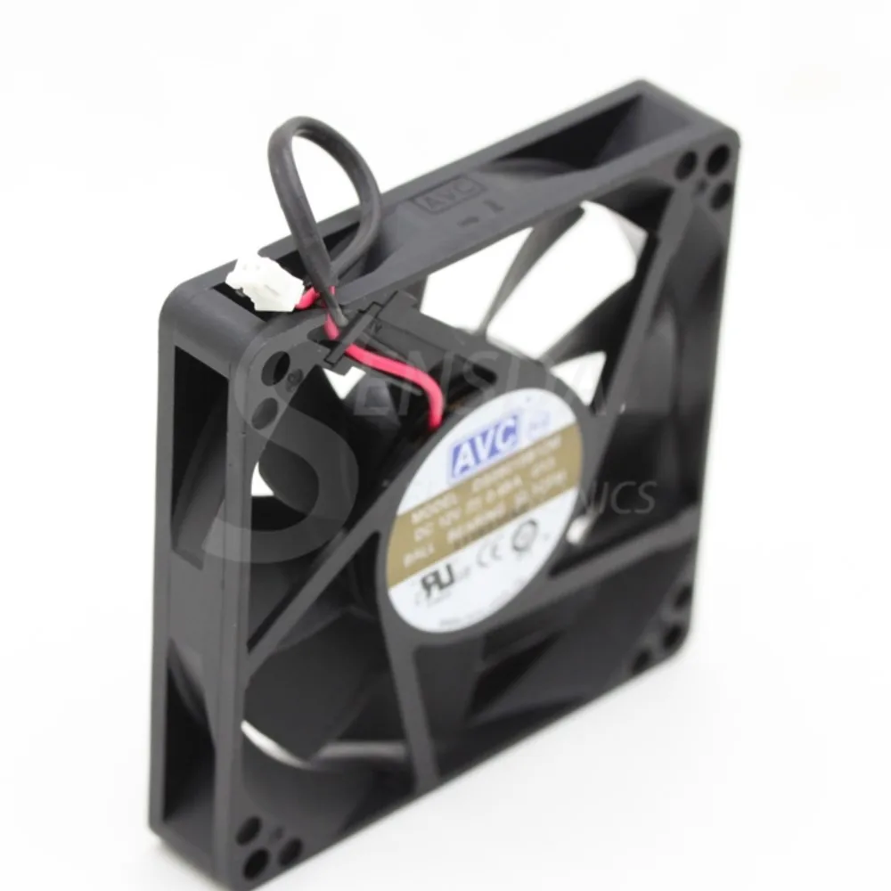 Ventilador de 80 mm para AVC DS0815B12M Ventilador de enfriamiento de 80 mm 12 V 0,48 A: 2 pines, diseño compacto para fuente de alimentación, CPU y refrigeración del chasis del servidor - imagen 4