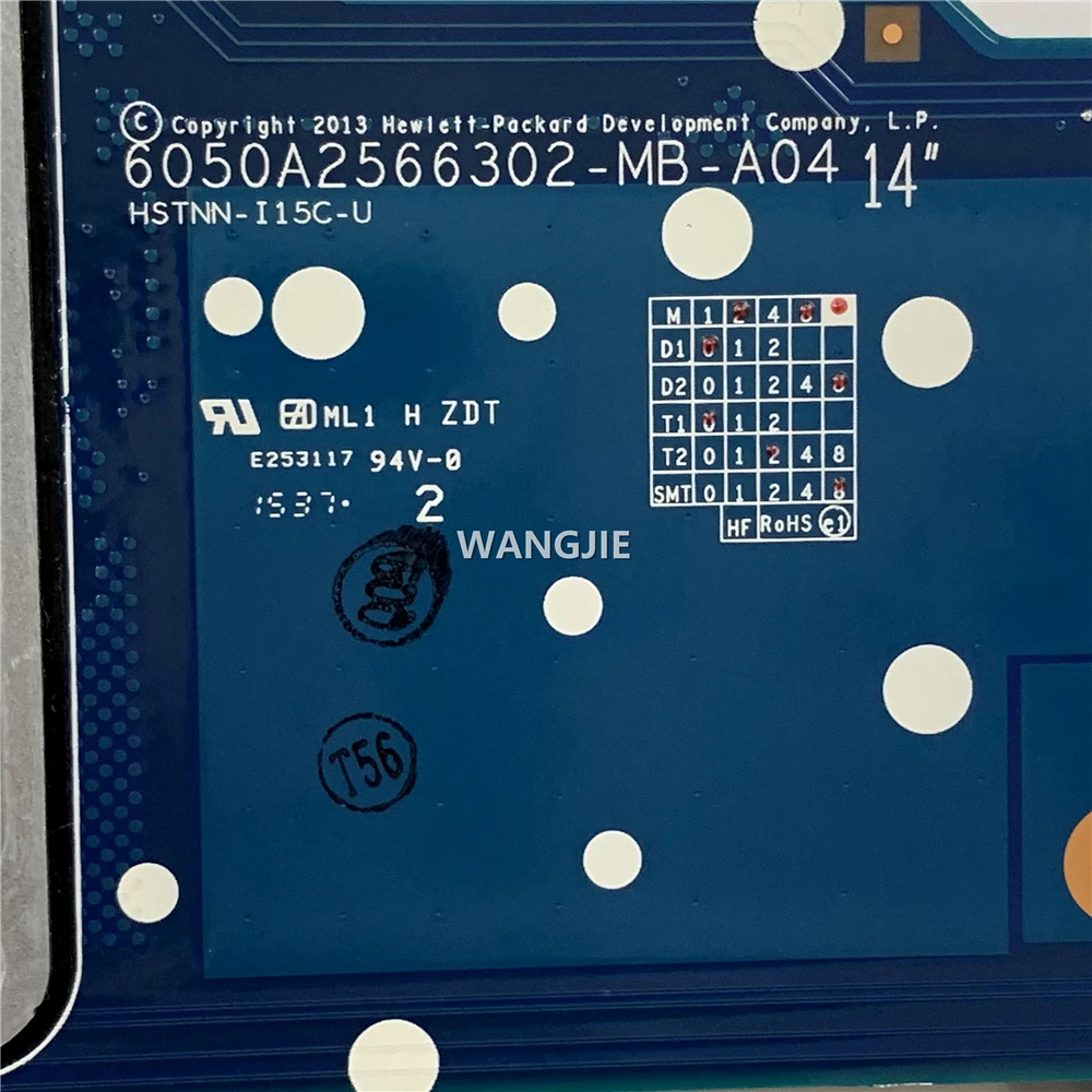744009 -001 744009 -601 para la placa base del ordenador portátil HP ProBook 640 650 G1 6050A 2566302 -MB-A04 DDR3L HM87 - imagen 5