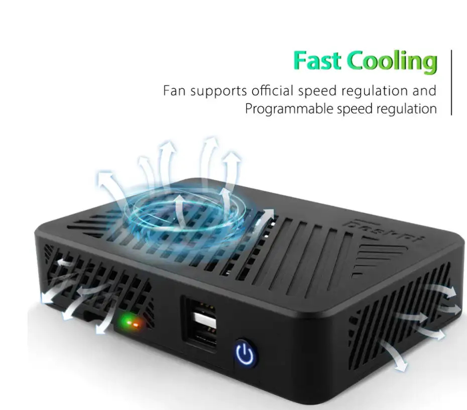 Kit completo de estuche DeskPi Lite con placa Raspberry Pi 4 - 2 GB de RAM / Fuente de alimentación Q3 / Tarjeta de 32 GB / Lector de tarjetas USB - imagen 5