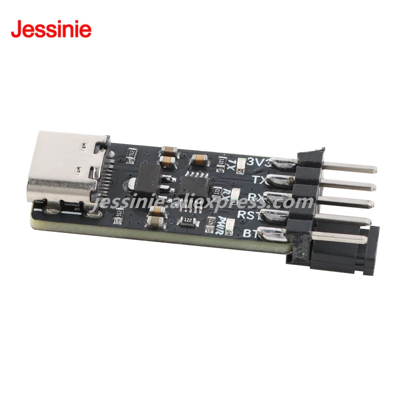 5 uds/1 unidad CH340X STM32/ESP32/ESP8266 programa automático descargar módulo quemador MCU USB a puerto serie TTL GD32/APM32/CKS32/AT32 - imagen 2