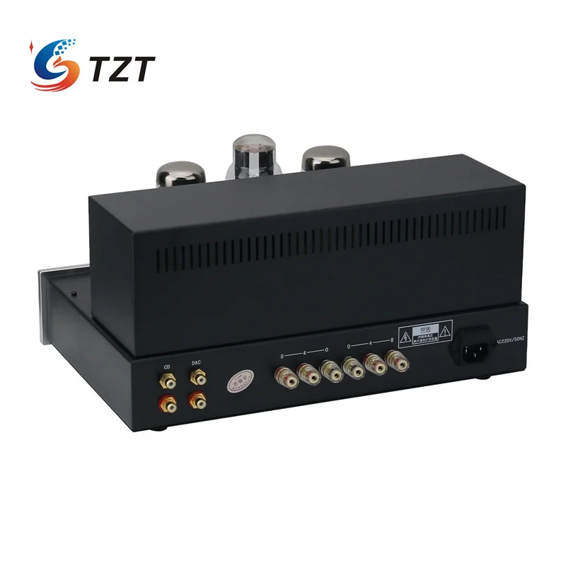 TZT KT88-K1 versión VU Meter/versión Bluetooth5.0 Clase A amplificador de tubo electrónico puro HiFi salida de 15Wx2 con 5 tubos de vacío - imagen 4