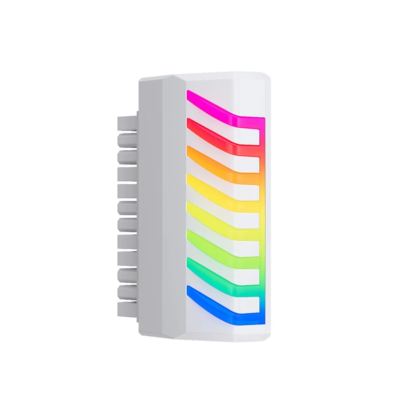 Adaptador TEUCER ATX de 24 pines, adaptador ARGB de 90 grados para placa base de PC de escritorio, accesorios de ordenador DIY - imagen 5