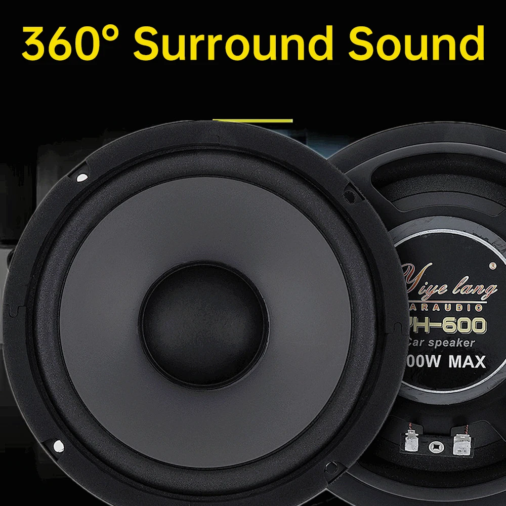 Sistema de audio para coche con altavoces 6,5/5/4 y 600/500/400W - imagen 5