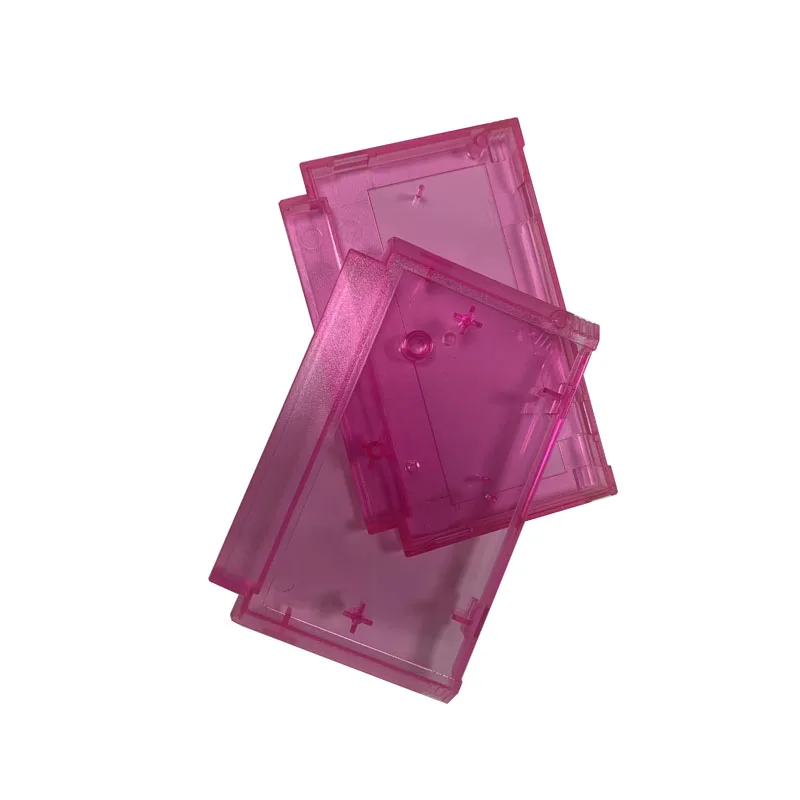 Carcasa de plástico de repuesto para cartucho de juego konami, tarjeta de juego de 8 bits para FC, color rojo transparente, versión japonesa