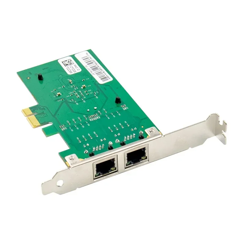 PCIE X1 2 puertos 1000M Gigabit Ethernet puertos duales RJ45 Lan tarjeta de red Chip Intel 82576 red Pci-e servidor Ethernet - imagen 4