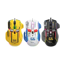 Ratón Gaming RGB Programable con Cable para PC