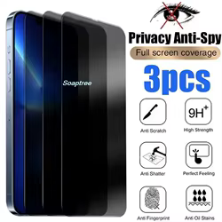 1/3 Uds vidrio templado antiespía para Poco M5S M6 M5 M4 M3 M2 F4 F3 GT X6 Pro 5G X5 X4 GT X3 NFC C65 C40 C31 Protector de pantalla de vidrio