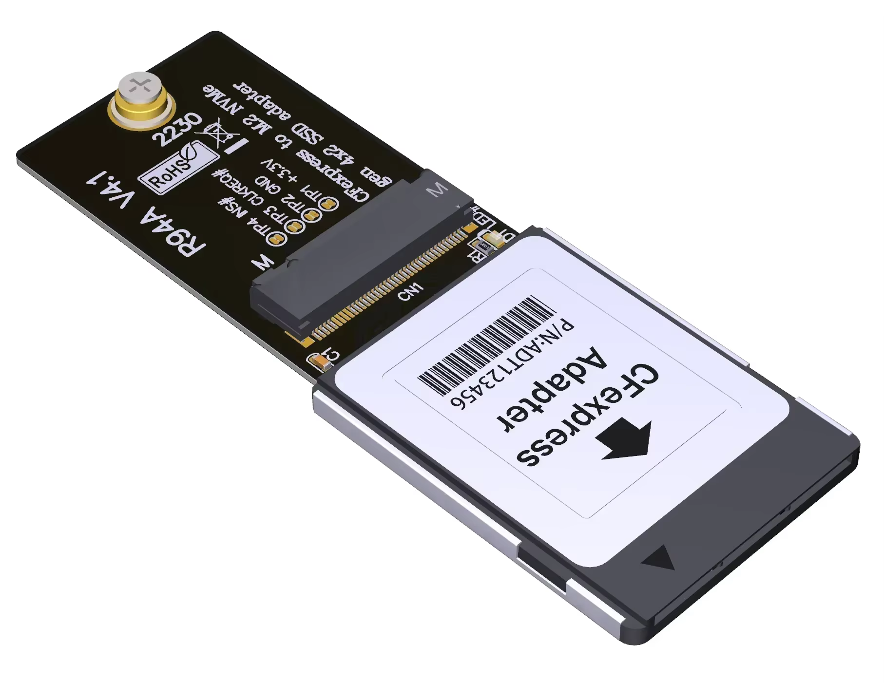 Canon Adaptador CFexpress Tipo B M.2 NVMe PCIe 4.0 SSD - imagen 5