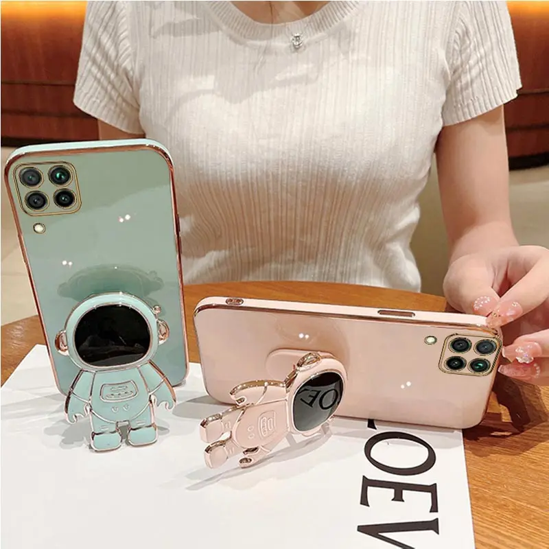 Funda de teléfono chapada con pulsera de astronauta para Huawei Honor 10 20 Lite 30s Play 3 4 5t 4t 6t 8X Max X8 X9 9X Pro Y9s 7x - imagen 5