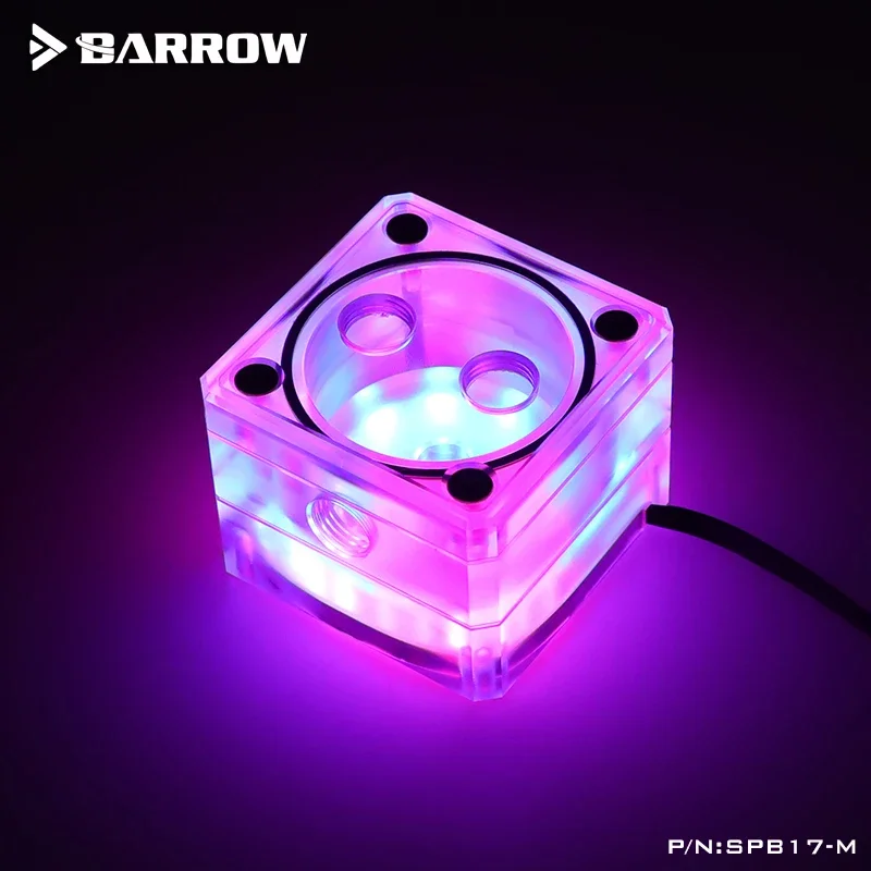 Barrow Mini ITX Reservoir RGB pieza de expansión de bomba de agua para caja de bomba MOD utilizada para ITX Case LRC 2,0 SPB17-M acrílico - imagen 2