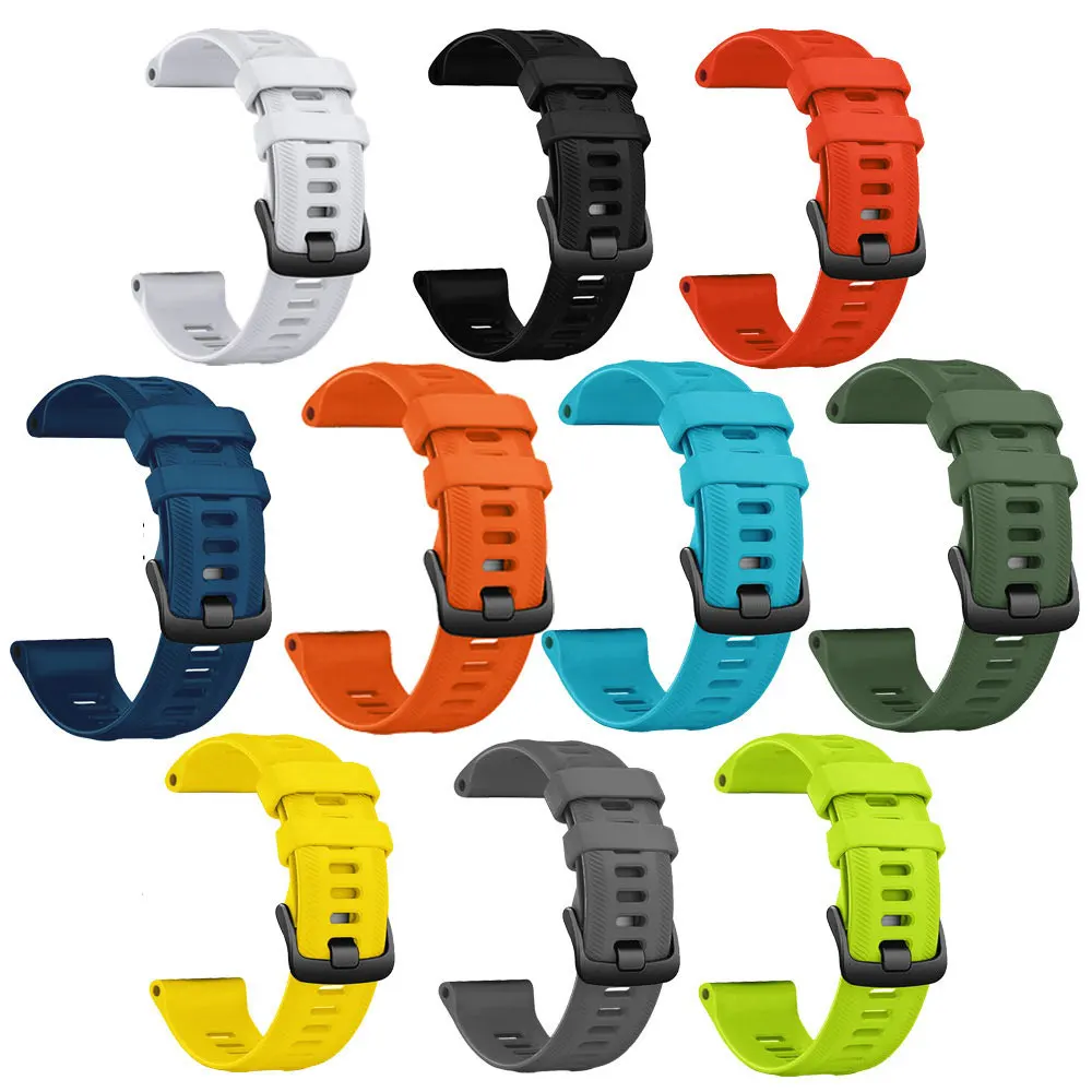 Correa deportiva de silicona para reloj Garmin Forerunner 965 955 Solar 945 935 745, pulsera de repuesto de 22mm - imagen 5