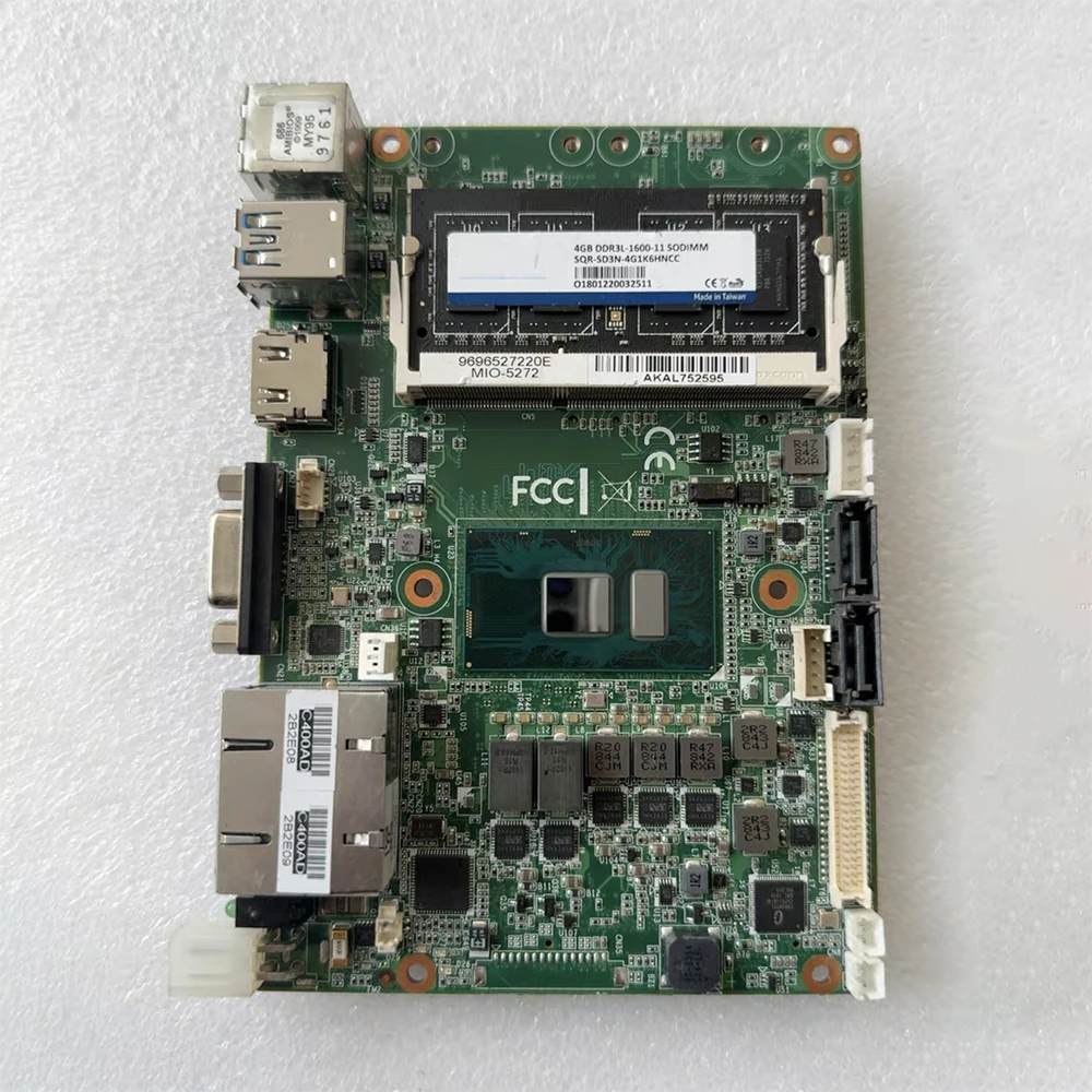 Placa base industrial integrada DDR3L 3,5" MIO-5272 MIO5272U1705-T REV A1 A2 - imagen 3