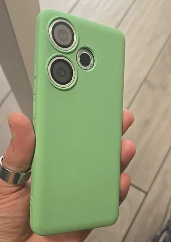 Para Redmi Turbo 3 чехол ELVEV funda protectora de silicona líquida a prueba de golpes para teléfono poco f6 hülle - imagen 2