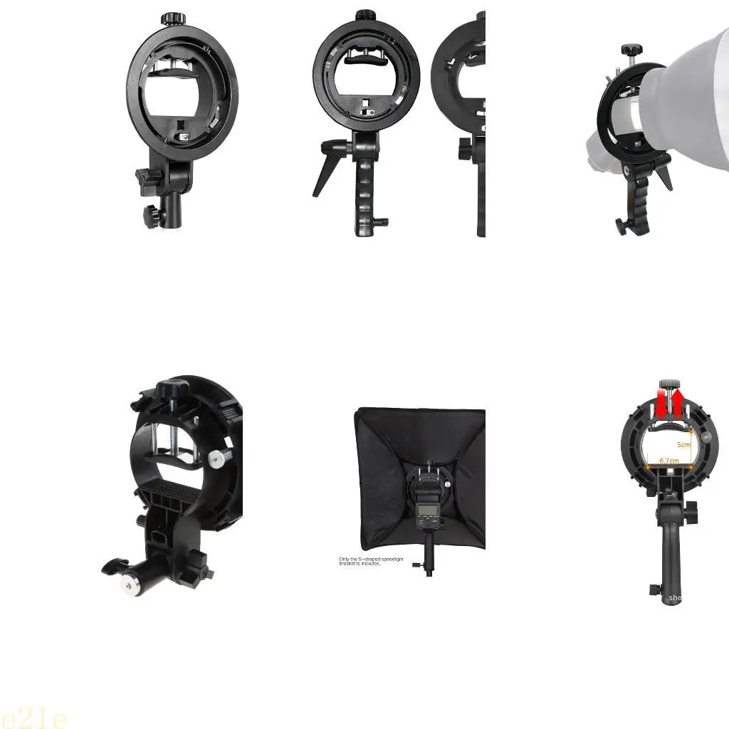 Soporte soporte flash tipo S E21E para equipos reflector estándar Speedlite Softbox
