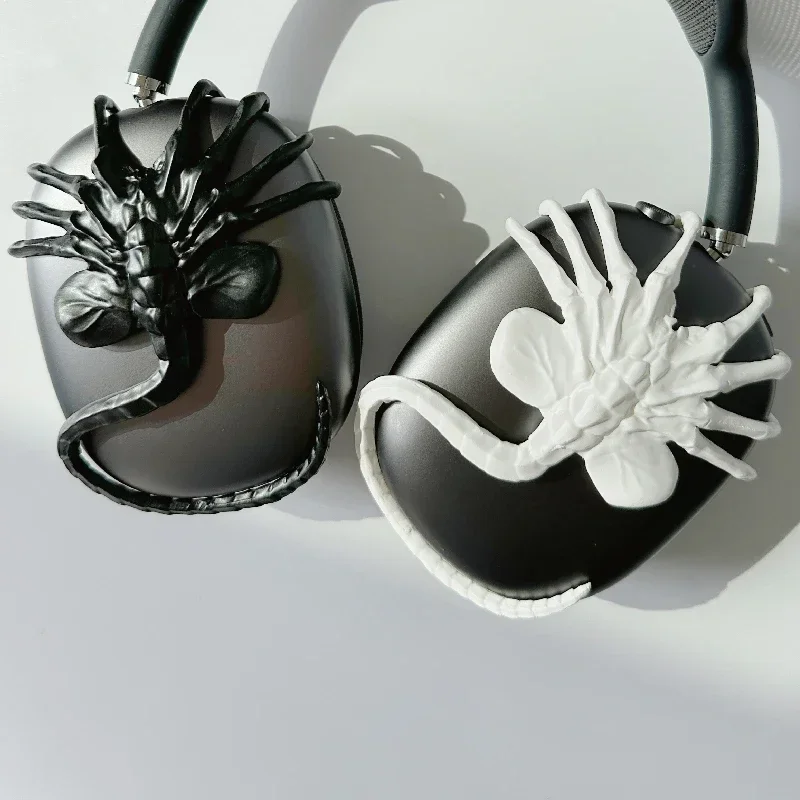 Facehugger-funda para auriculares AirPods Max, personalizada, impresión 3D, diseño Original alienígena, bonita funda para auriculares, accesorios para auriculares Y2K - imagen 4