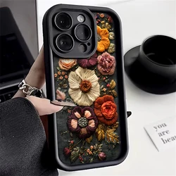 Funda Xiaomi y POCO – Diseño Floral Bordado Retro