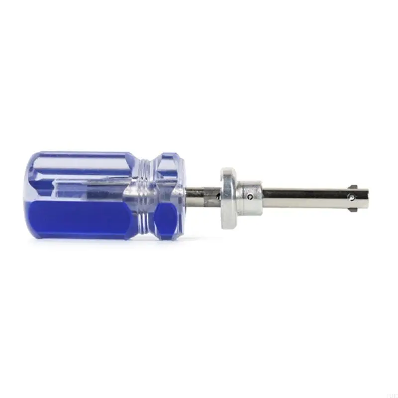 J1HC 4 pulgadas bloqueo cable CATV y desbloqueo Terminator Tool Blue 75ohm - imagen 4