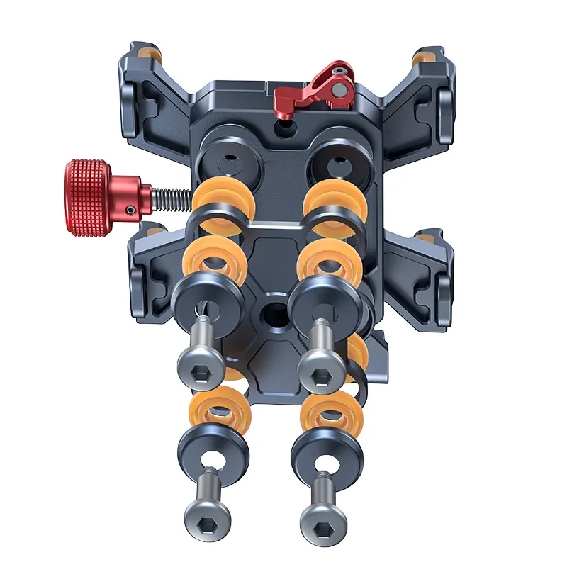 Soporte para teléfono de motocicleta de aleación de aluminio Lanparte, soporte para teléfono de bicicleta, abrazadera para teléfono móvil de motocicleta con antivibración - imagen 4