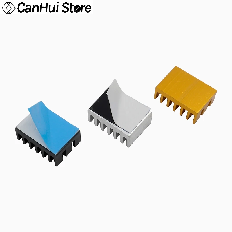 10 radiadores de aluminio de 14 * 10 * 6 mm 14x10x5.6, adecuados para la disipación de calor de la tarjeta gráfica de la placa base de la CPU de chip electrónico - imagen 3