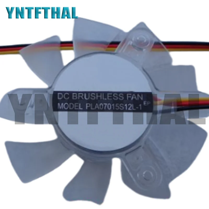 PLA07015S12L-1 Tarjeta de vídeo 8600GTS DC12V 0.07A Ventilador 4 cables 65 mm de diámetro Paso del orificio 42 mm Reacondicionado