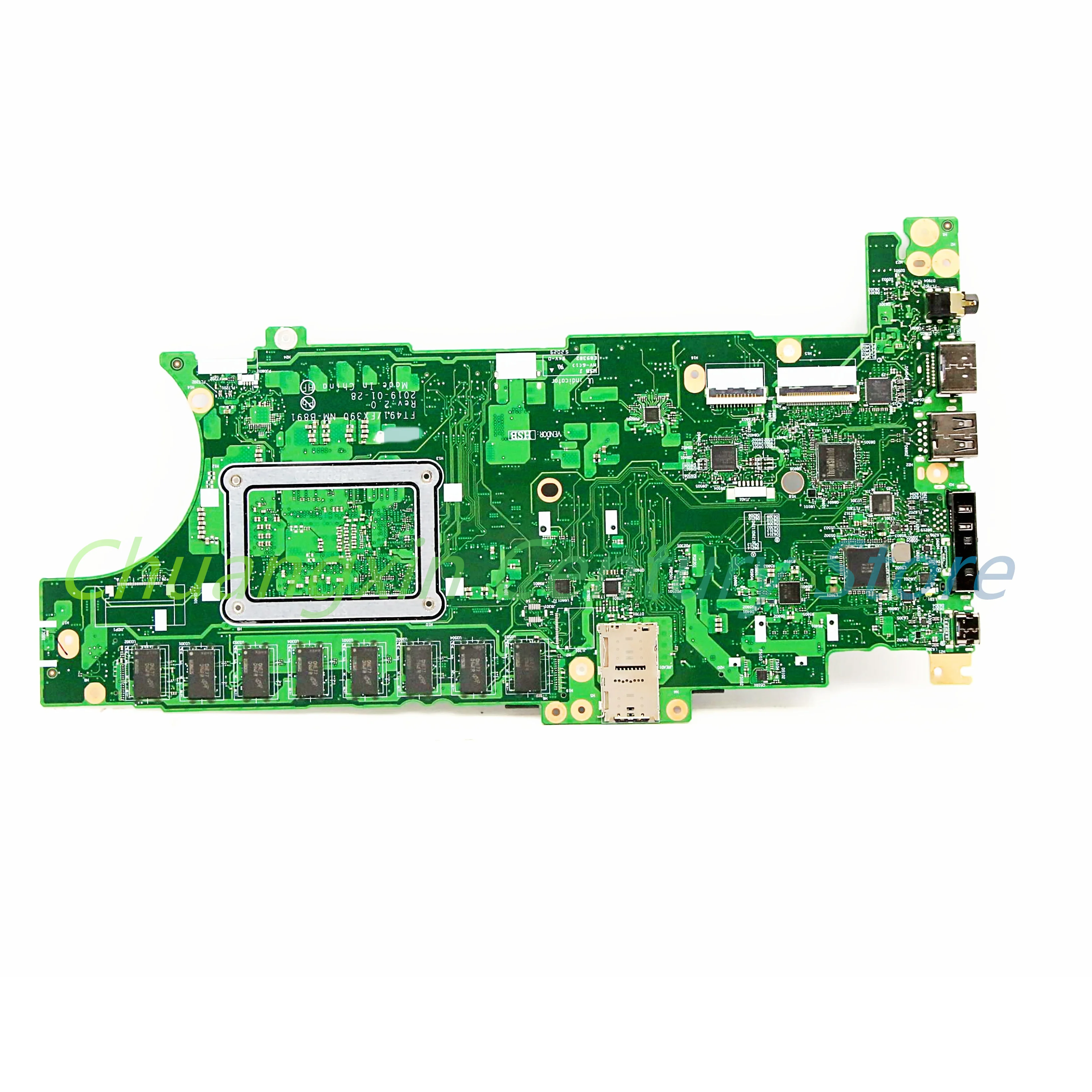Placa base de NM-B891 adecuada para Lenovo ThinkPad T490S X390 CPU de computadora portátil: I5 I7-8TH RAM: 8G/16G 100% prueba con éxito y envío - imagen 2