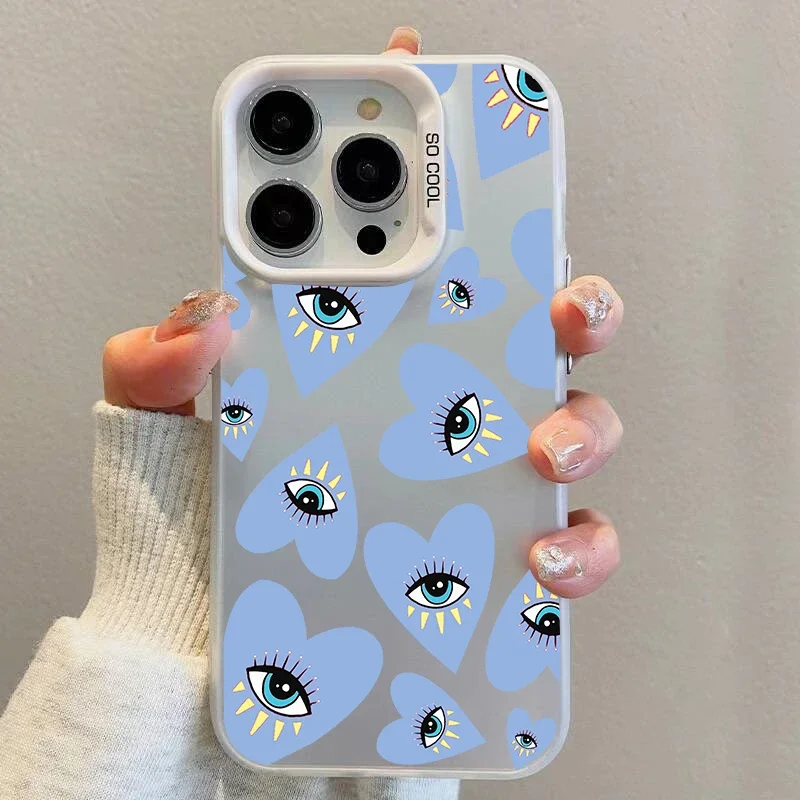 Funda nueva con estampado de ojos malvados de moda para Samsung Galaxy A16 A06 A35 A55 A25 A05S A15 A54 A34 A24 A14 4G 5G - imagen 4