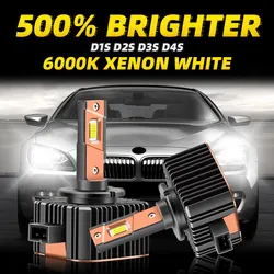 RoadSun Bombillas LED D1S 6000K Blanco Frío para Faros Delanteros