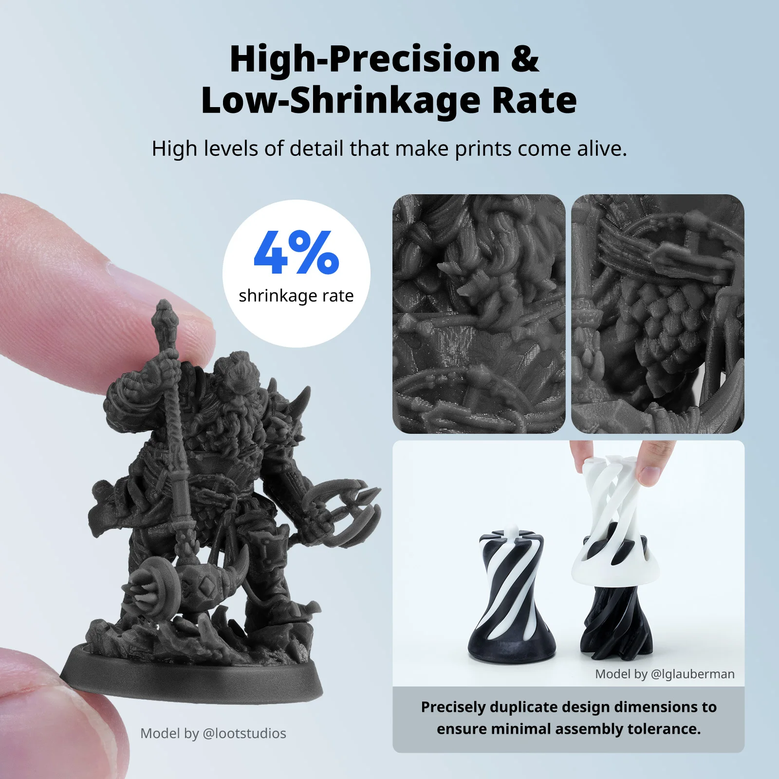 El más nuevo ANYCUBIC resina ABS lavable al agua 3,0 para impresora 3D LCD alta precisión baja tasa de contracción fotopolímero impresión 3D - imagen 4