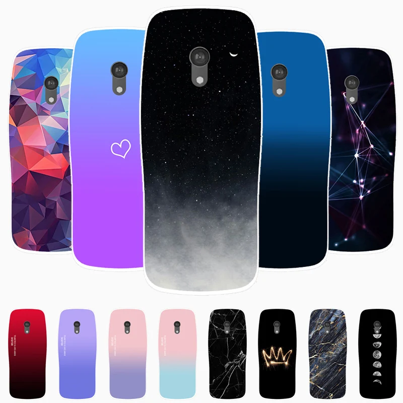 Para Nokia 3210 2024 Funda de teléfono transparente con gradiente de fantasía para Nokia 3210 4G 2024 Funda trasera suave a prueba de golpes