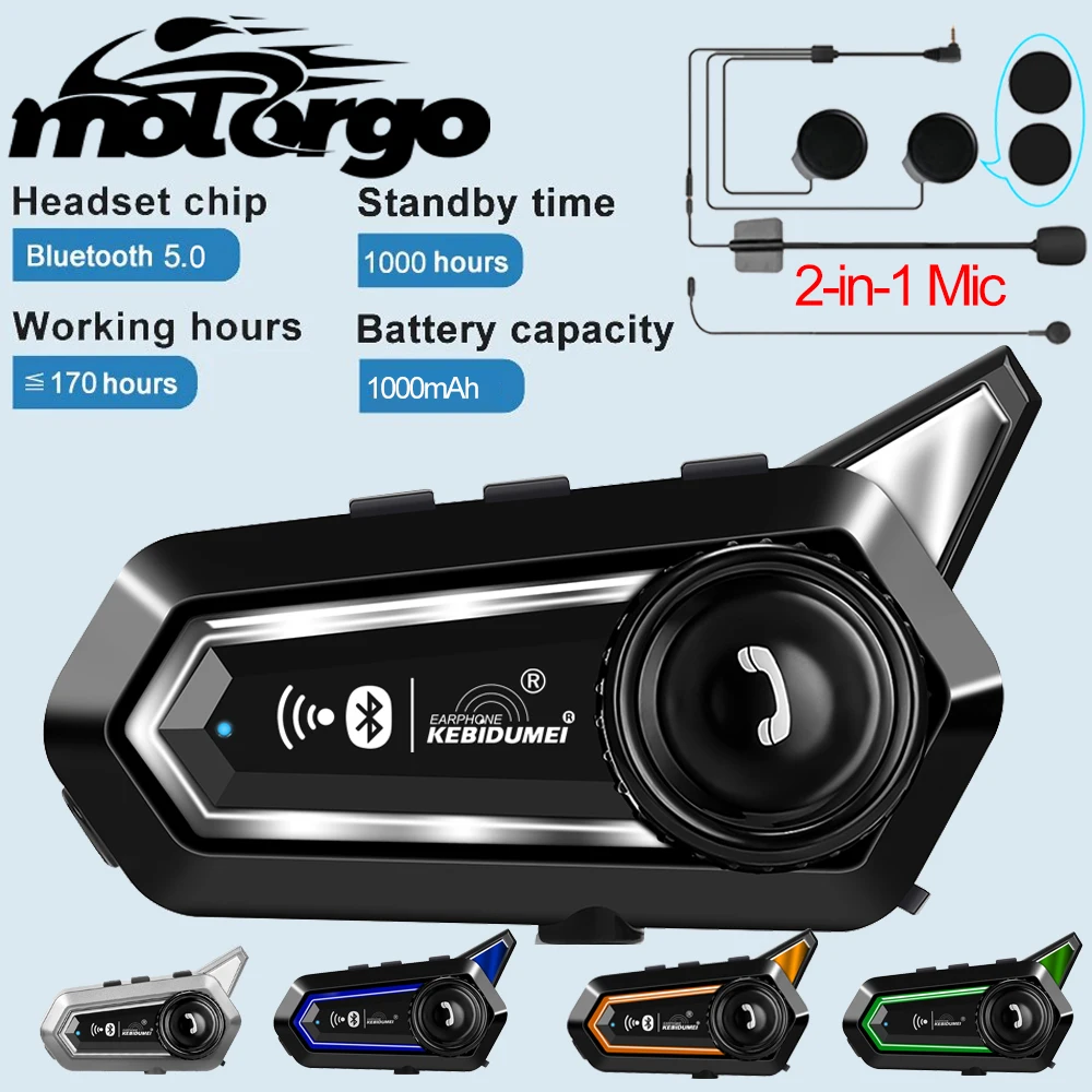 BT31 Bluetooth casco de motocicleta auriculares inalámbricos Motor bicicleta manos libres estéreo altavoz reducción de ruido auricular - imagen 2