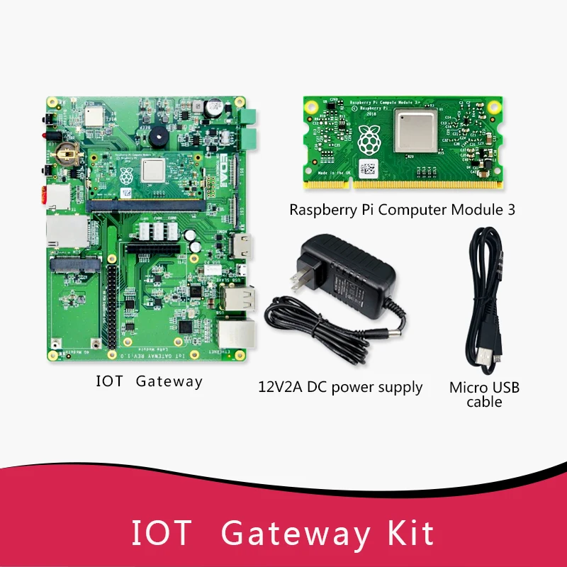 Raspberry Pi Compute Module 3 CM3 + Lite/8GB/16GB/32GB eMMC Flash Memory Broadcom ,CM3 CM1 Original CMIO Board IOT Gateway Kit - imagen 5