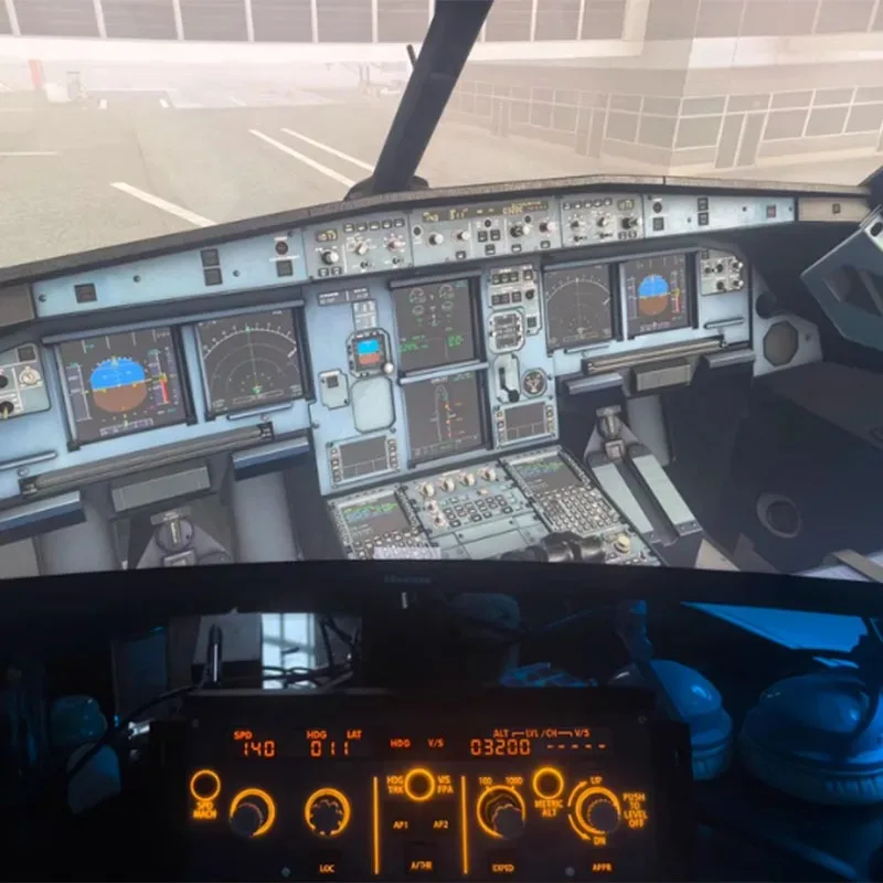 Simulación de tamaño completo del panel de control Airbus A320 FCU compatible con X-Plane MSFS - imagen 5