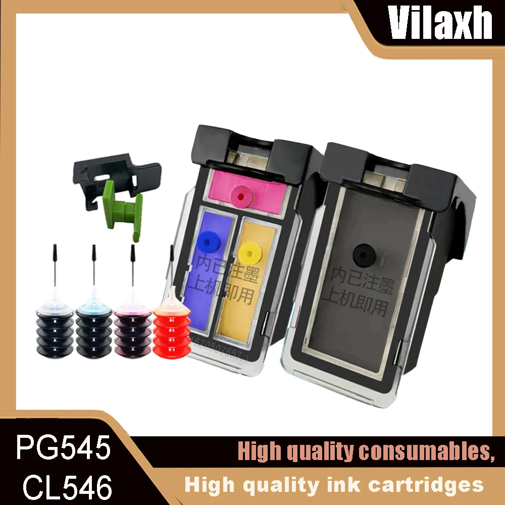 Cartucho de tinta Compatible 545XL 546XL 545 XL 546 XL para impresora Canon PG545 CL546 PG-545 Pixma MG3050 2550 2450 2550S 2950 MX495 - imagen 2