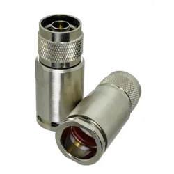 Conector Coaxial RF para Cable LMR600 – Abrazadera Recta