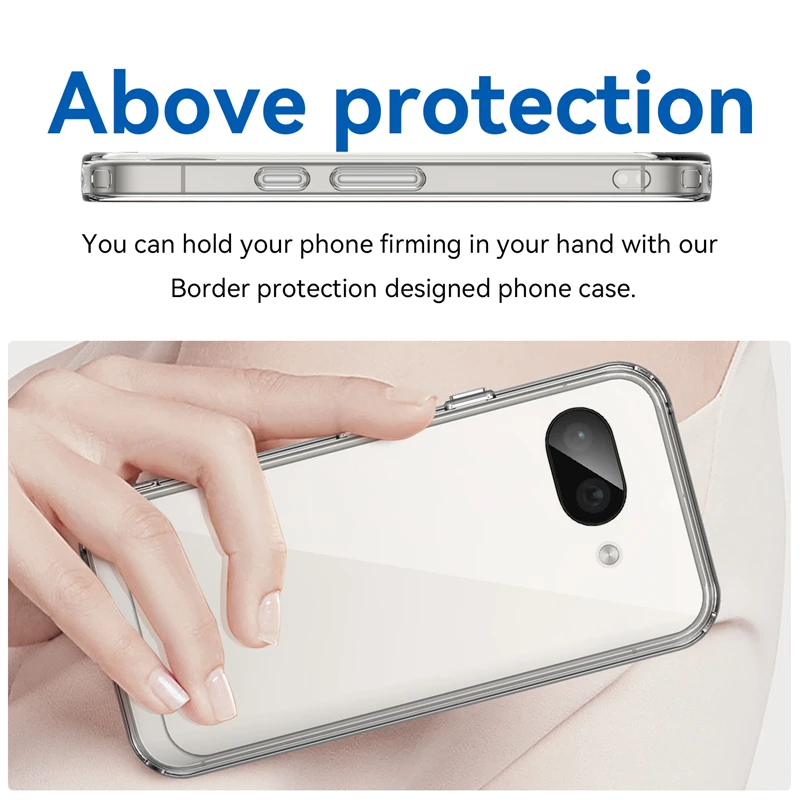 Para Google Pixel 9A funda transparente de silicona de lujo Protector transparente a prueba de golpes funda Google Pixel 9A funda Pixel 9 A - imagen 3