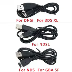 Cargador de datos USB Cable de alimentación de carga para DS Lite DSL NDSL para NDSi 3DS nuevo 3DS XL LL NDS GBA SP