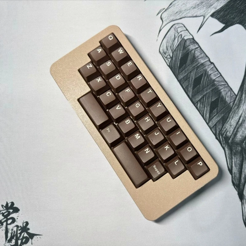 Painxx28 Mini teclado portátil, funda con impresión 3D, teclado mecánico con cable de modo único, Kit ergonómico de intercambio en caliente, regalo de juego QMK/VIAL - imagen 2