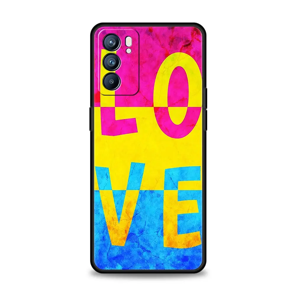 Funda de teléfono para Oppo Reno13 Reno12 Reno11 F Reno10 Pro A54 A53 A95 A76 A74 A57 A98 A80 A79 5G A78 4G, funda A Loving Printout - imagen 4