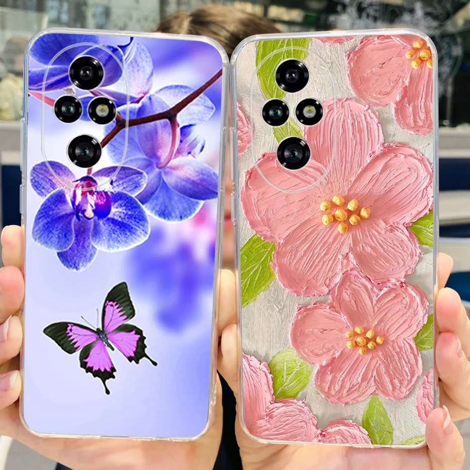Para Honor 200 Pro funda ELP-AN00 nueva moda cubierta pintada fundas de teléfono de silicona transparente para Honor 200 Lite Honor200 Pro Fundas suaves - imagen 3